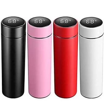 Stainless Steel Water Bottle with Temperature Display and Vacuum Flask with LED Temperature Display 